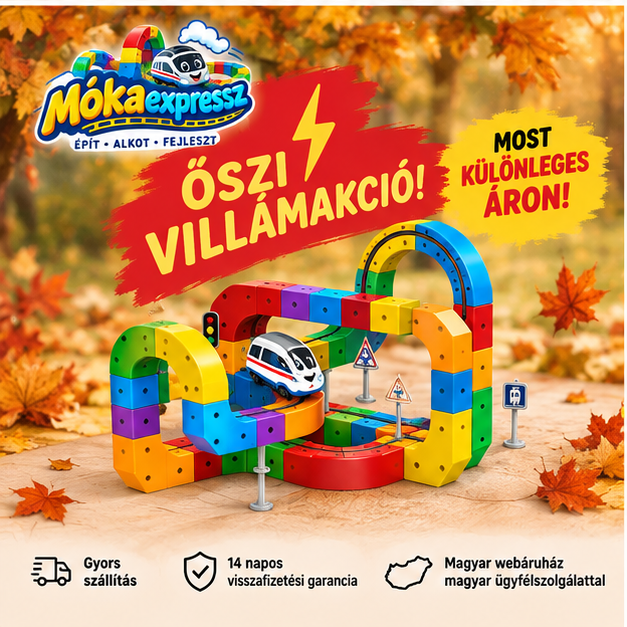 Mókaexpressz mágneses vonatpálya